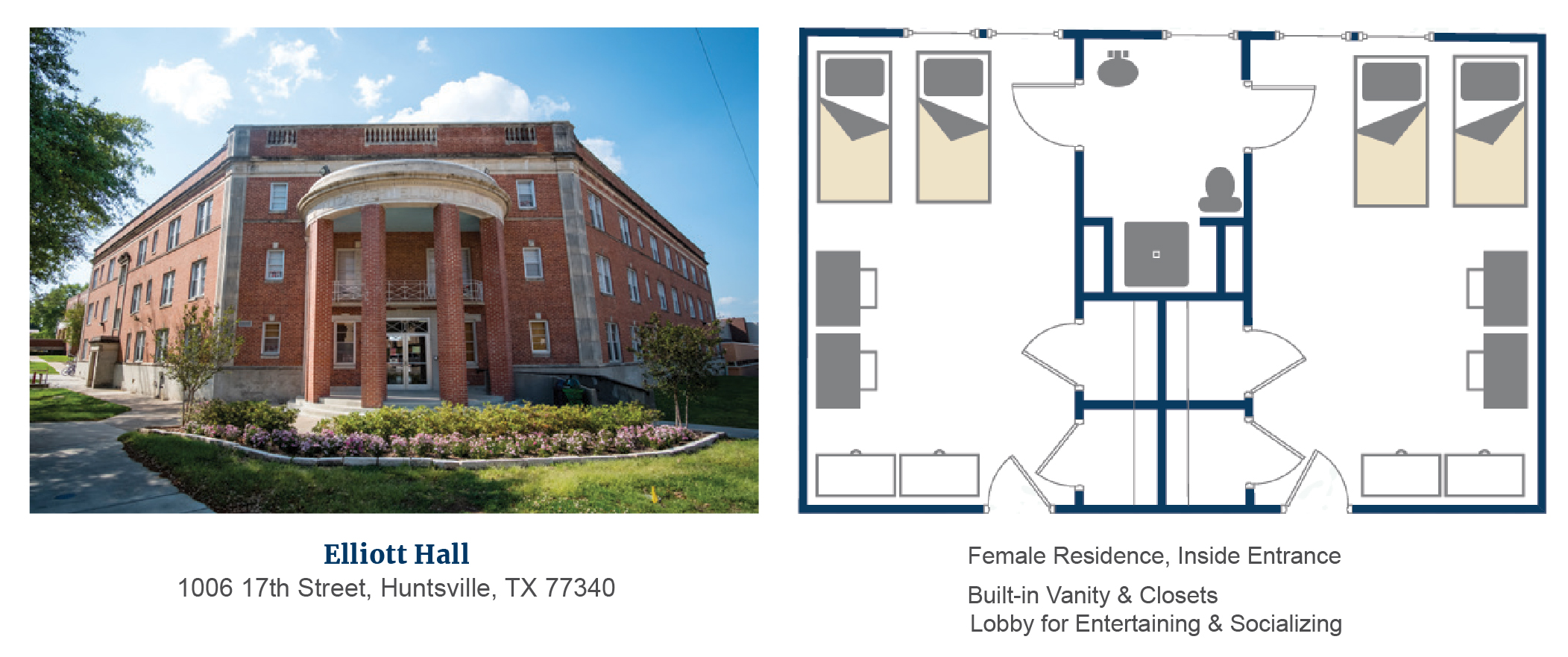 Sam Houston State University Dorm Virtual Tour Elliott Hall | Residence Life | Sam Houston State University