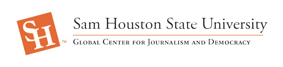 Sam Houston State University Global Center for Journalism and Democracy Header