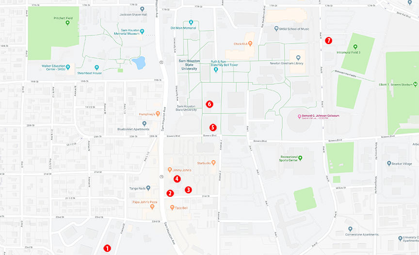 Maps - Art Department - Sam Houston State University