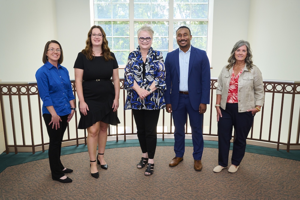 From left: Jandy Kelley, Heather Caudle, Alisa White, Keith Ahee Jr. and Shelly Bellis.