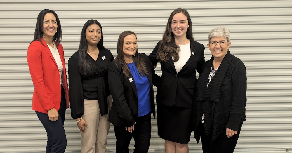 Gina Brynildsen, Sonia Diaz, Hollie Gill, Abigail Brooks and Reneé Gravois