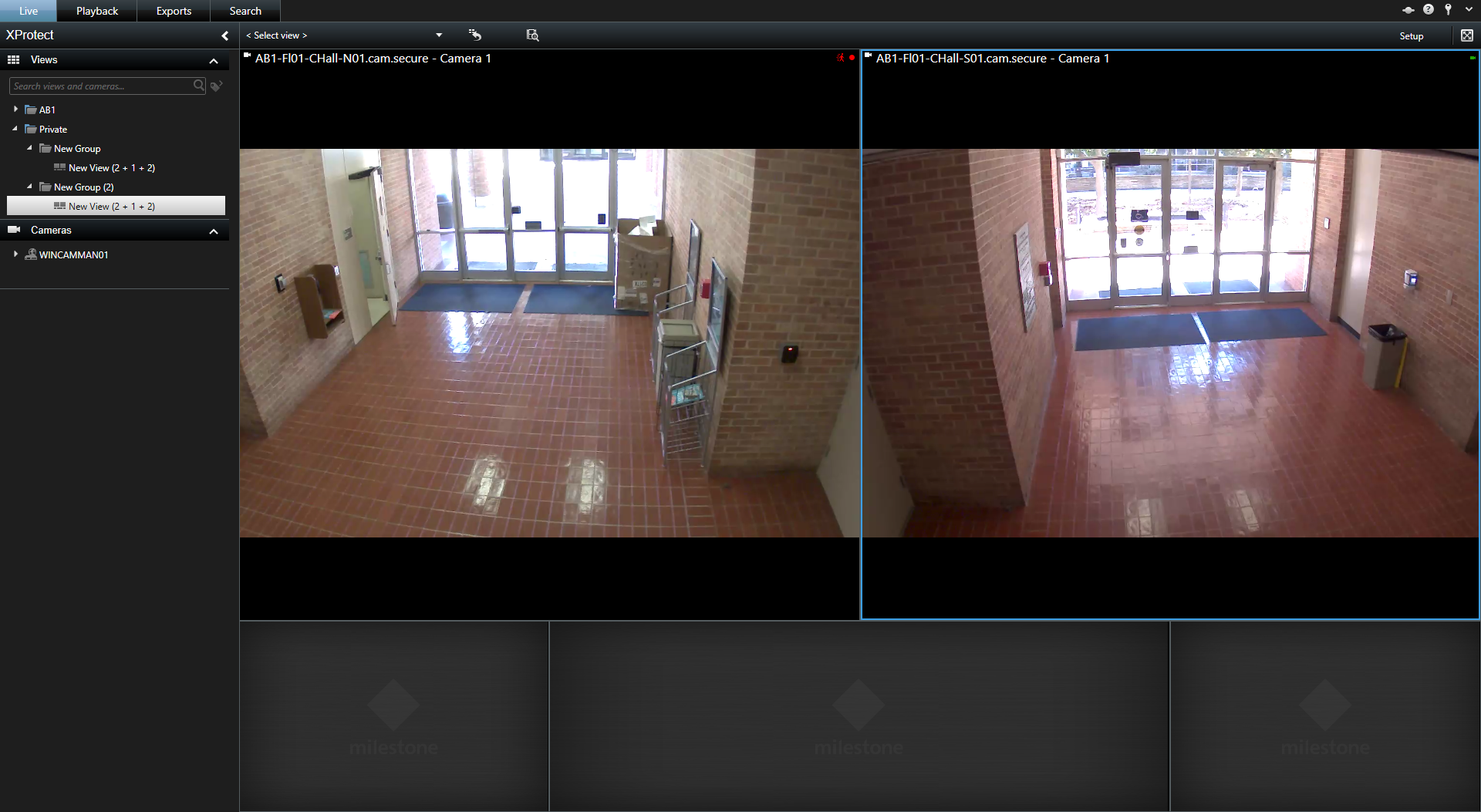 Live View Both Cameras