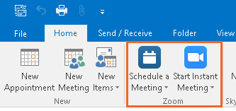 Zoom - Create Outlook Invite