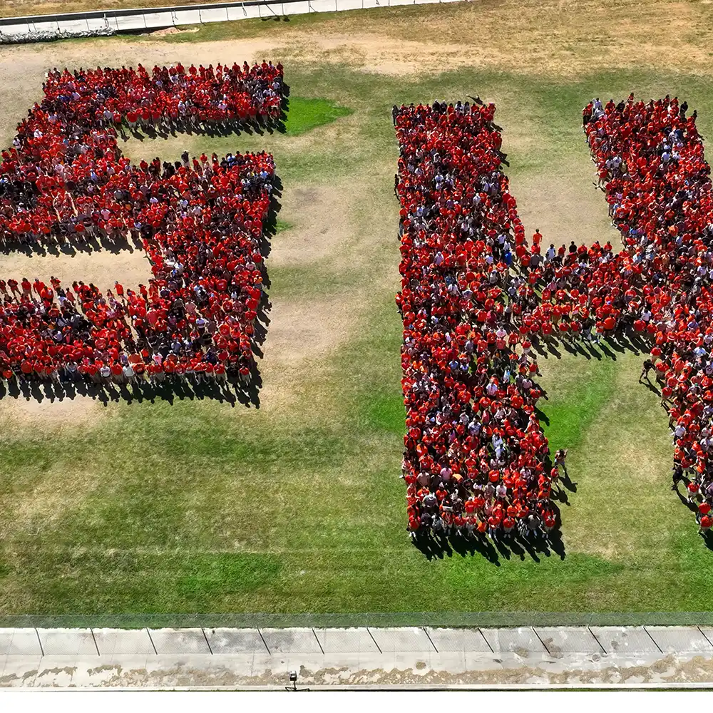 SH configuration of students on field