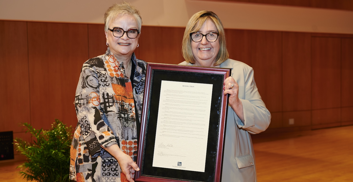 Zelbst Named COBA's First Female Distinguished Professor - Sam Houston ...